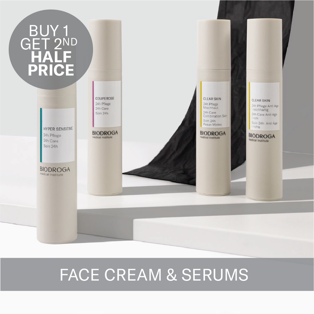 BUY 1 GET 50% OFF - DAY CREAMS & SERUMS
