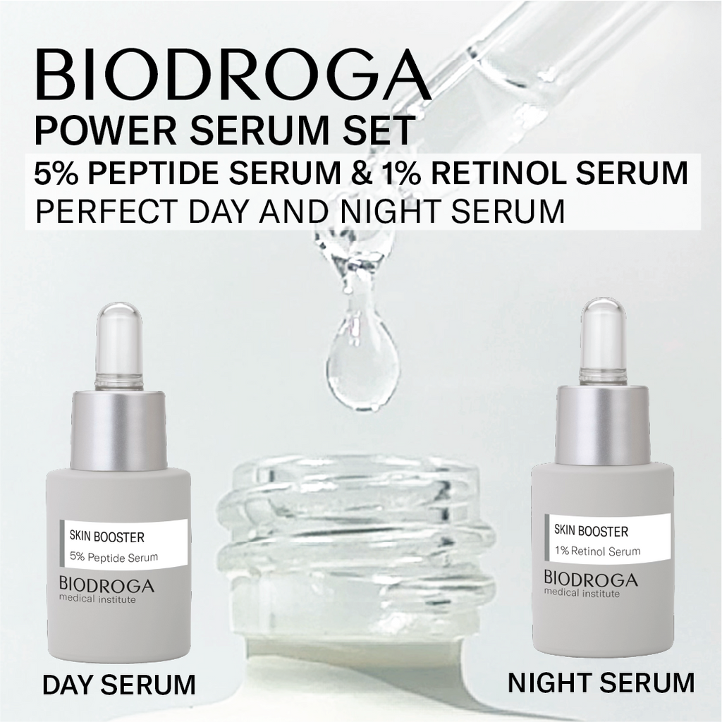POWER SERUM SET - DAY & NIGHT PEPTIDE & RETINOL