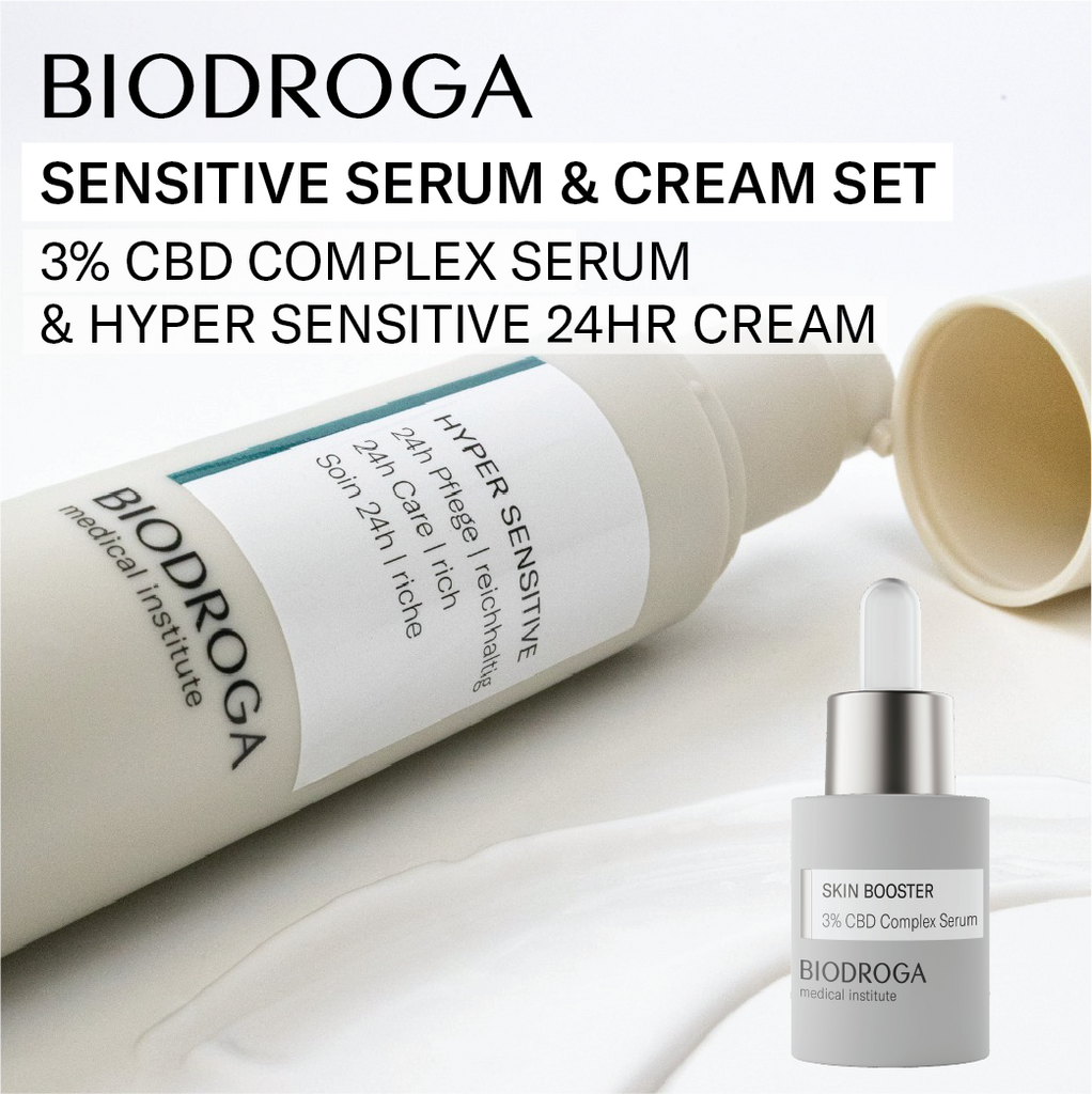 SENSITIVE SERUM AND CREAM SET - HYPER SENSITIVE / CBD