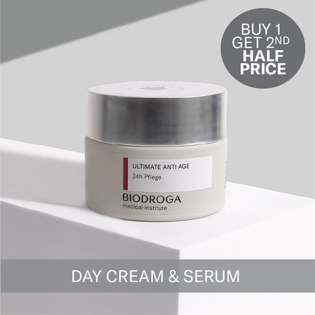 BUY 1 GET 50% OFF - DAY CREAMS & SERUMS