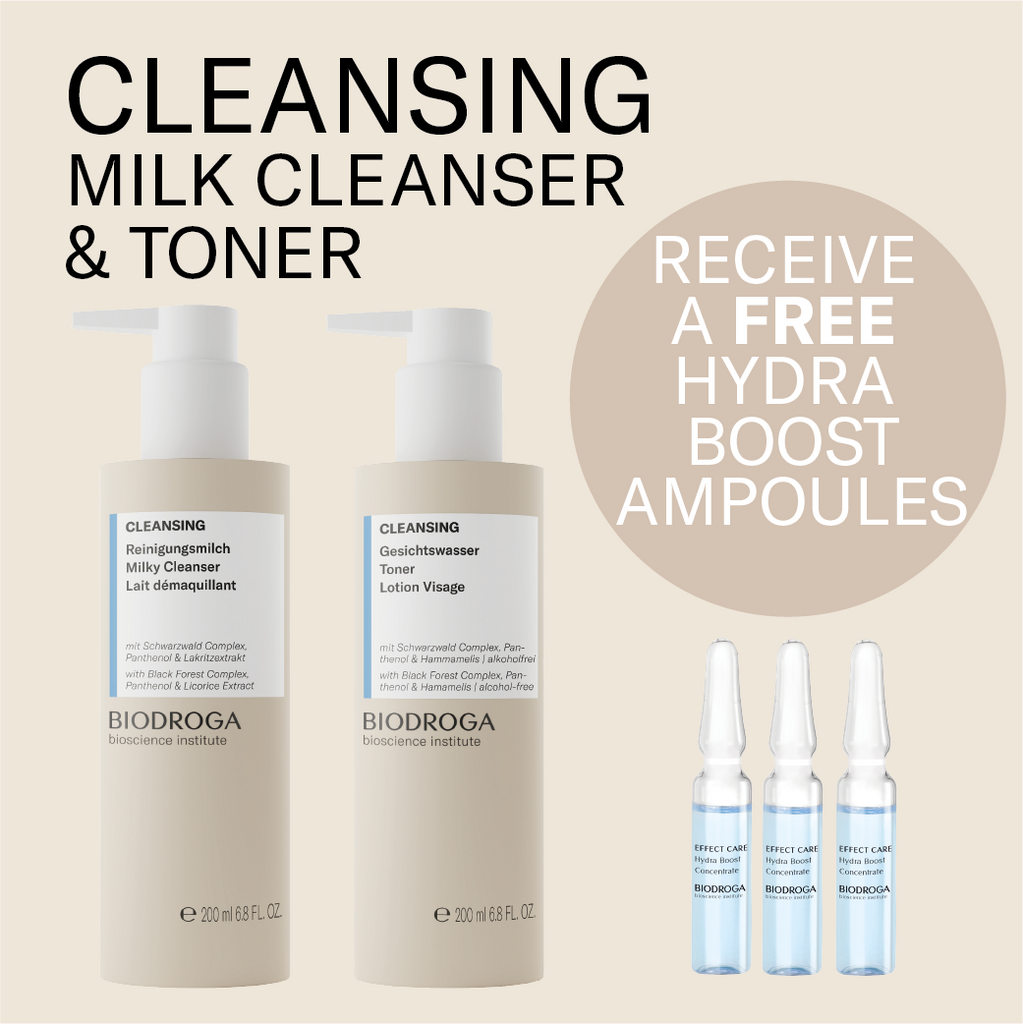CLEANSING SET - FREE HYDRA AMP MILKY & TONER
